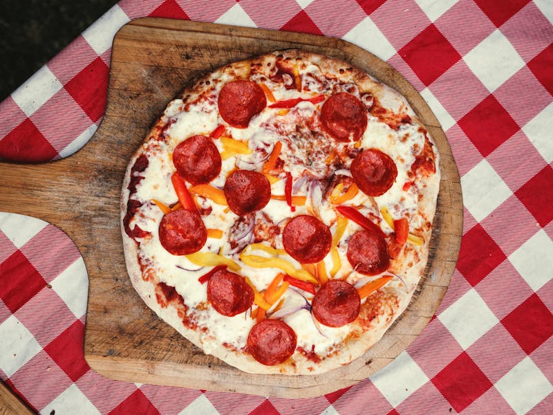 Pepperoni pizza loaded with premium pepperoni slices